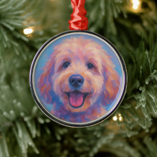 Golden Doodle Christmas Ornament