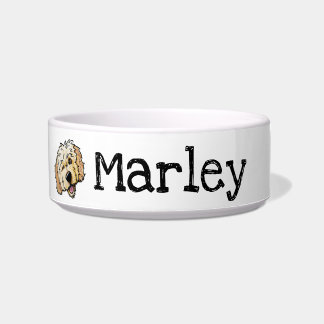 Golden Doodle Dog Bowl Personalised