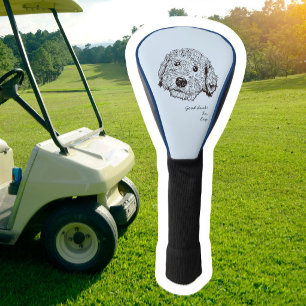 Golden Doodle Dog  Golf Head Cover