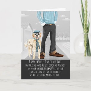 Golden Doodle from the Dog Father's Day Card