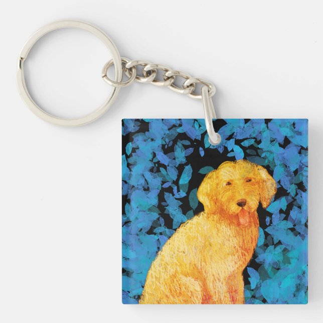 Golden Doodle Key Ring (Front)