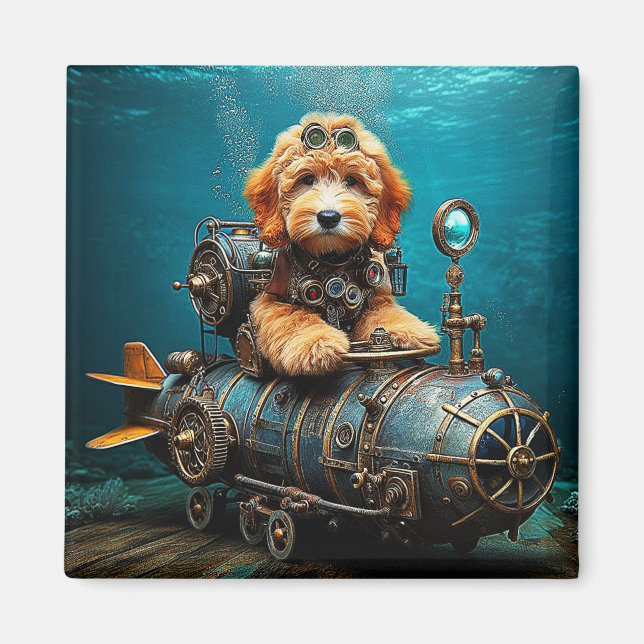 Golden Doodle Magnet (Front)