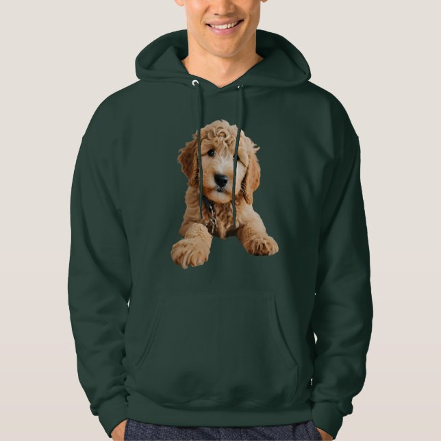 Golden Doodle Puppy Hoodie (Front)