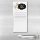 Golden Doodle Shopping List Magnetic Notepad (In Situ)