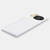 Golden Doodle Shopping List Magnetic Notepad (Angled)
