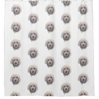 Golden Doodle Shower Curtain