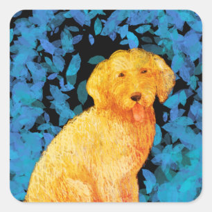 Golden Doodle Square Sticker