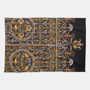 Golden Doorway All-Over Print Apron Tea Towel