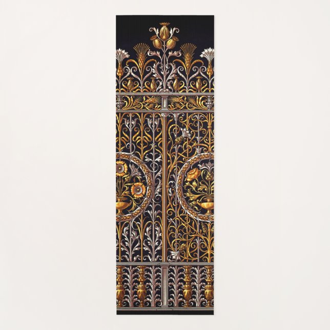 Golden Doorway Yoga Mat (Front)