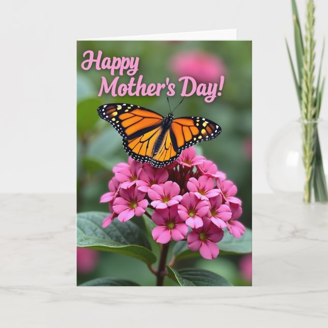 Golden Dot Butterfly Card (Front)