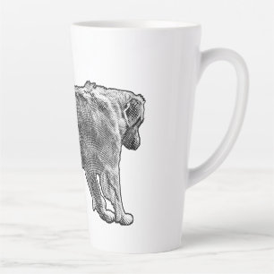 Golden Dots Morning Latte Mug