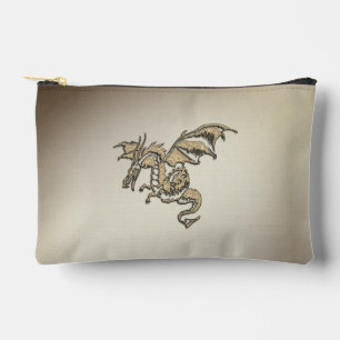 Golden Dragon Accessory Pouch