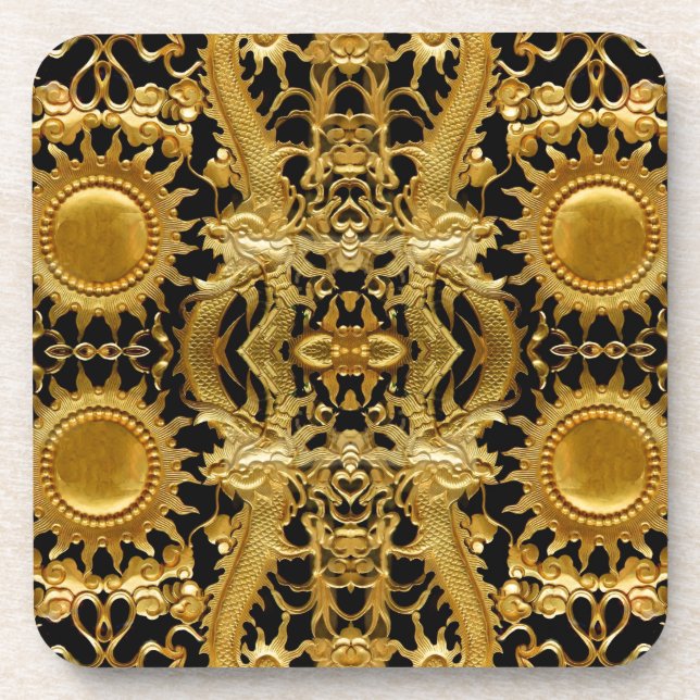 golden dragon coaster (Front)