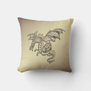 Golden Dragon Cushion