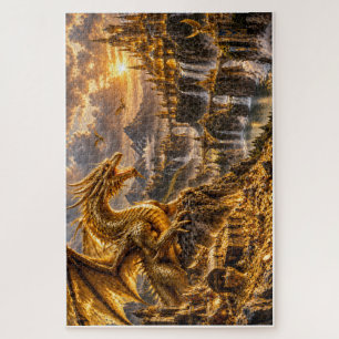 Golden Dragon – Golden Kingdom Jigsaw Puzzle