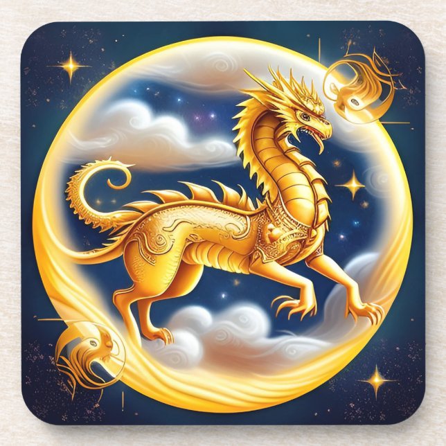 Golden Dragon in Cosmic Sky Coaster (Front)