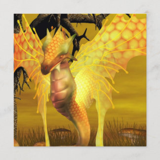 Golden Dragon  Invitations