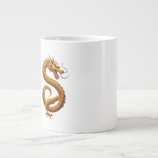 Golden Dragon Large Coffee Mug