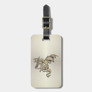Golden Dragon Luggage Tag