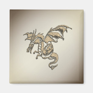 Golden Dragon Magnet