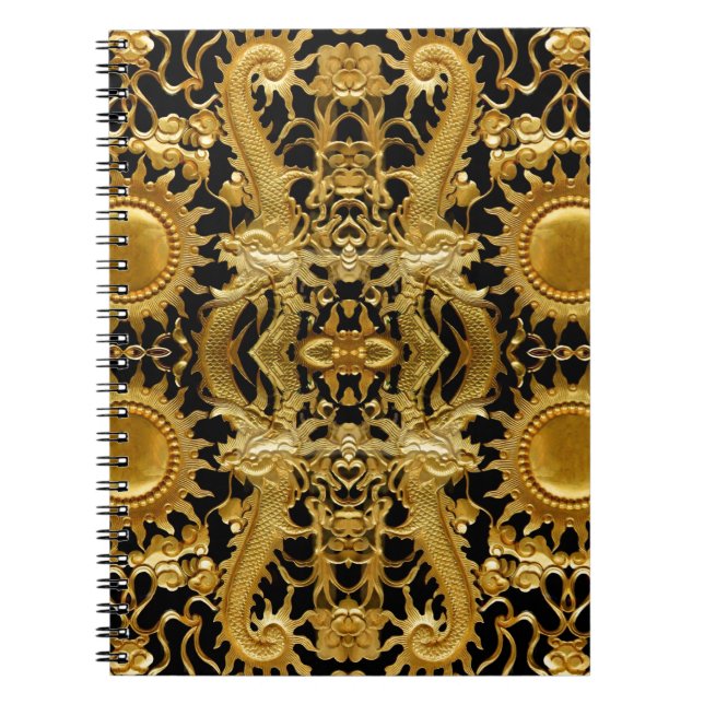 golden dragon notebook (Front)