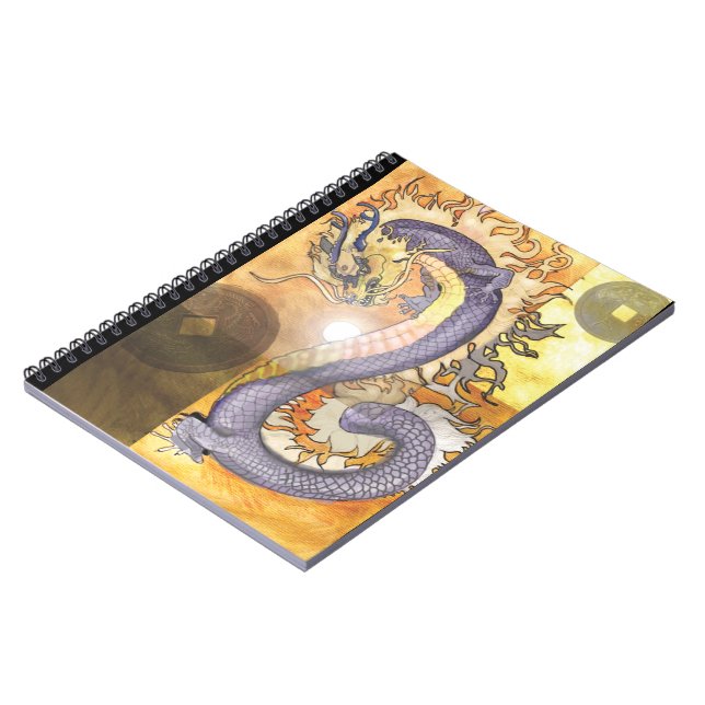 Golden Dragon~notebook Notebook (Left Side)