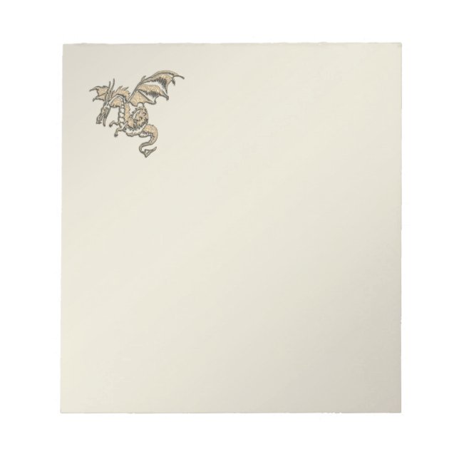 Golden Dragon Notepad (Front)