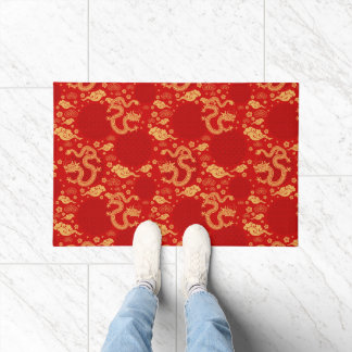 Golden dragon pattern  - Chinese Lunar year 2024 Doormat