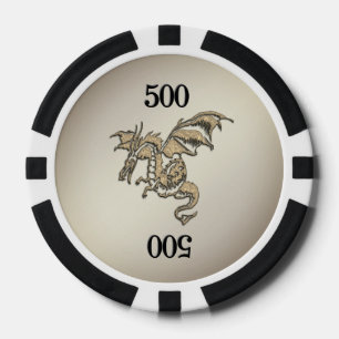 Golden Dragon Poker Chips