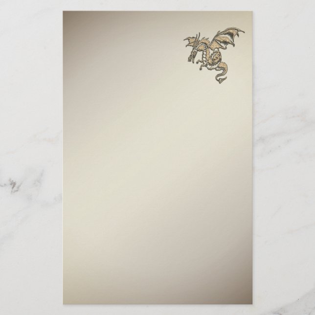 Golden Dragon Stationery (Front)