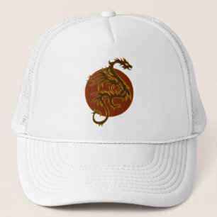 Golden Dragon Sun Trucker Hat
