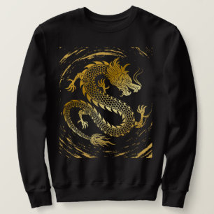 Golden Dragon Swirl of Gold Sweatshirt