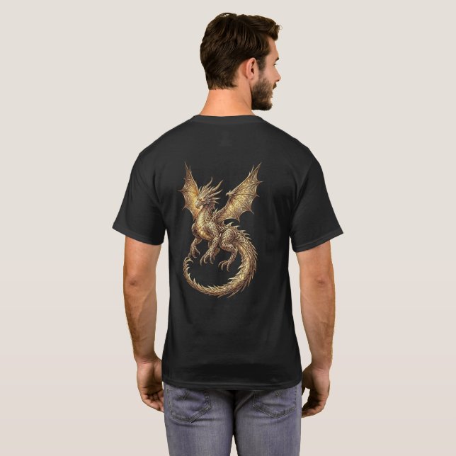 Golden Dragon T-Shirt (Back Full)