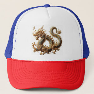 Golden dragon Trucker Hat
