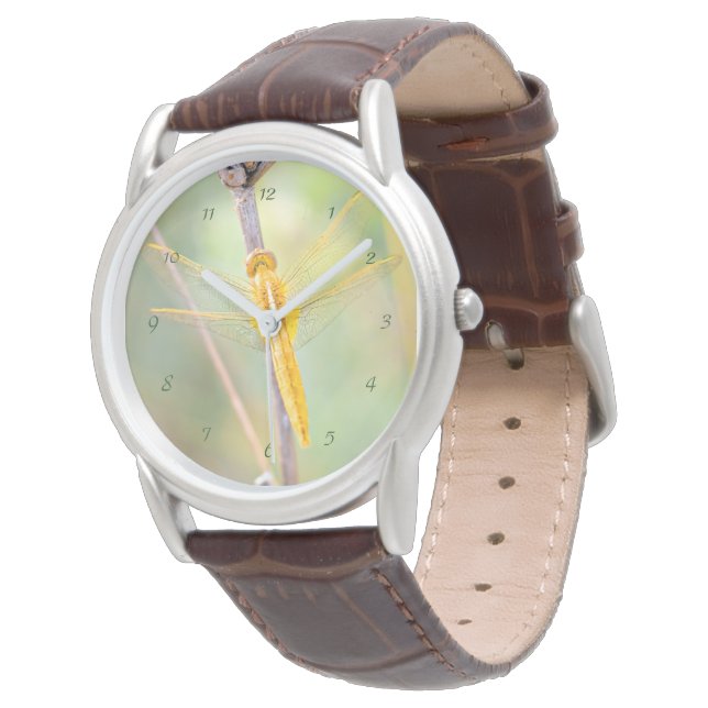 Golden Dragonfly Watch (Angled)