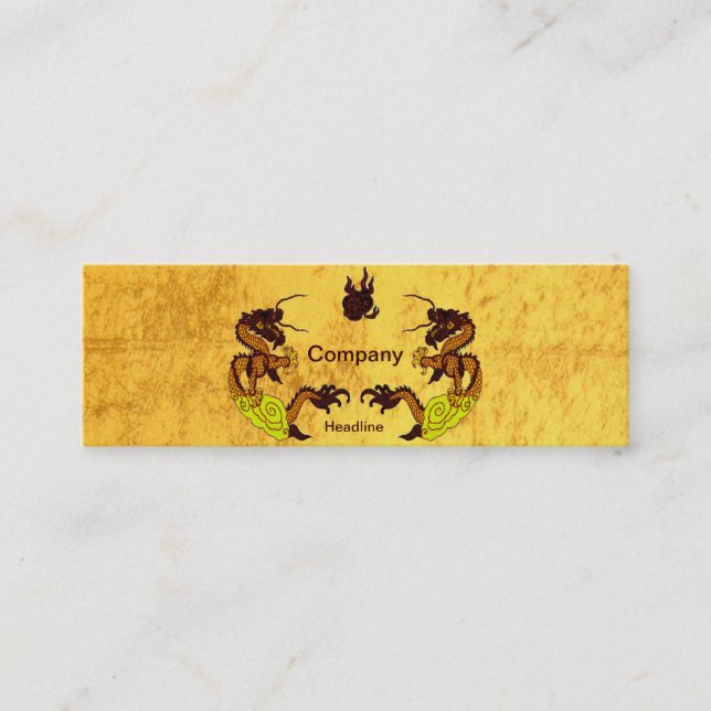 Golden Dragons Business Card (Front)
