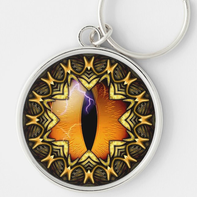 Golden Dragon's Eye Key Ring (Front)