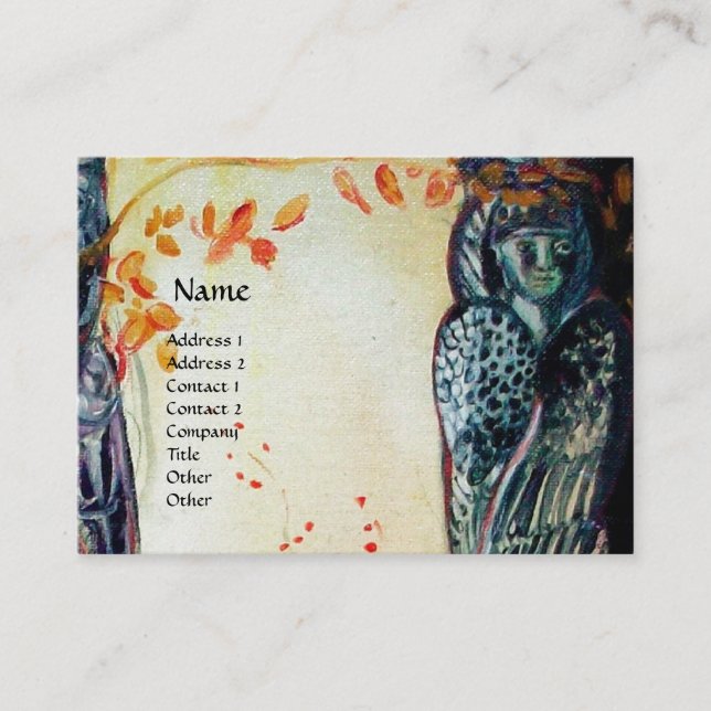 GOLDEN DREAM / Oriental Day Spa Treatments Pearl Business Card (Front)