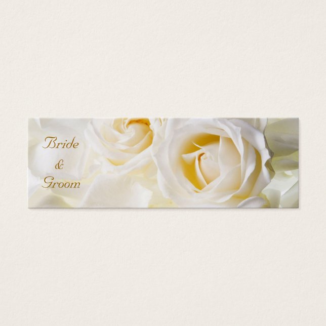 Golden Dream Wedding Favour Tag (Front)