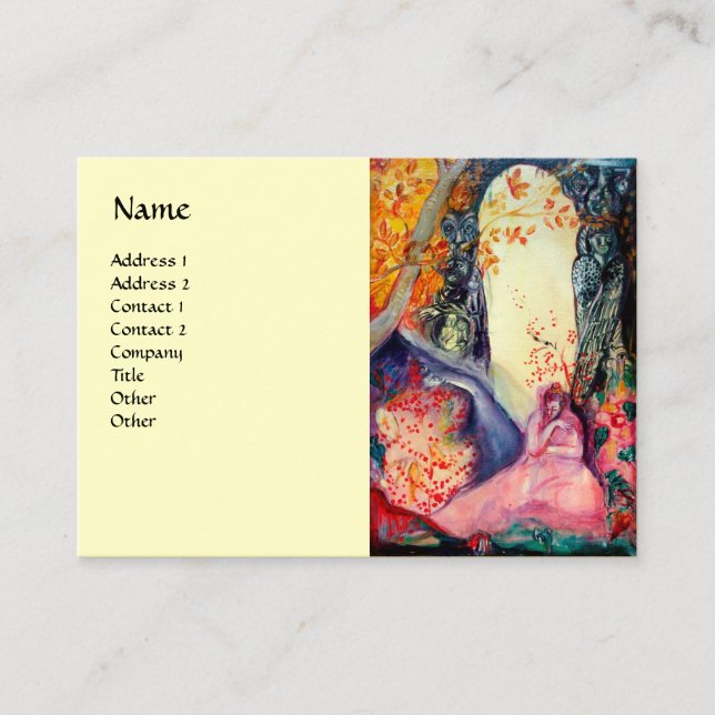 GOLDEN DREAM Yoga Instructor Meditation Zen Garden Business Card (Front)