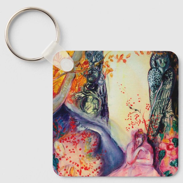 GOLDEN DREAM / Yoga Meditation Zen Garden Key Ring (Front)