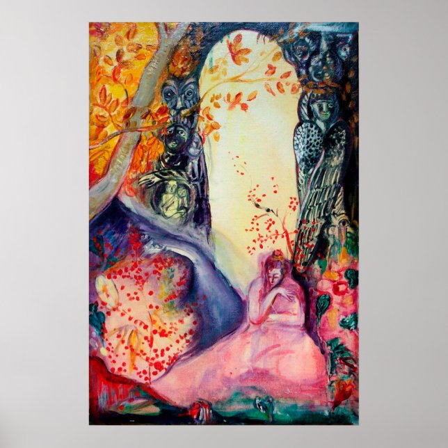 GOLDEN DREAM / Yoga Meditation Zen Garden Poster (Front)