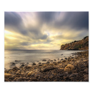Golden Drift at the Edge of the Sea Photo Print