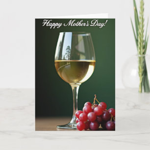 Golden Drink Mothers Day Card