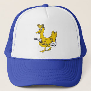 Golden duck cricket cap