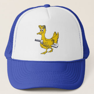 Golden duck cricket cap