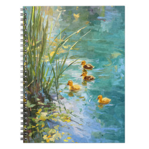 Golden Ducklings Pond Notebook