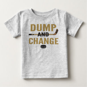 Golden Dump and Change Hockey Baby Baby T-Shirt