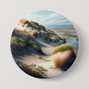 Golden Dunes 7.5 Cm Round Badge