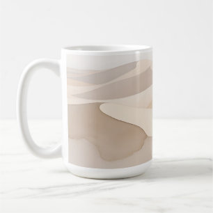 Golden Dunes Abstract Serenity Coffee Mug
